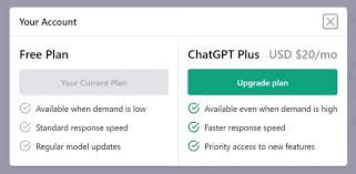 chatgpt升级不了ChatGPT Plus重新开放注册的时间