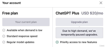 OpenAI宣布ChatGPT Plus服务暂停，新功能预计上线日期公布！(chatgpt plus 停止)缩略图