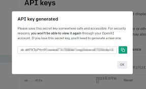chatgpt api key free如何使用获得的ChatGPT API Key
