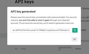 ChatGPT API Key如何获取免费额度以及使用教程(chatgpt key免费额度)缩略图