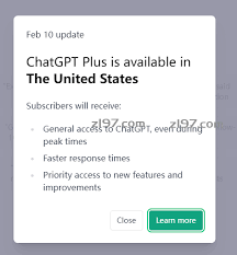 ChatGPT Plus的订阅服务有哪些价值(chatgpt plus有什么用)缩略图