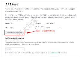 openai 申请 api key申请OpenAI API Key的步骤