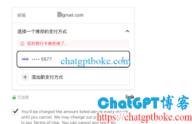 ChatGPT 4.0 国内付款注意事项