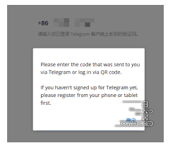 手机端Telegram注册界面