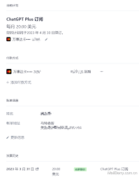 ChatGPT 支付方式注意事项